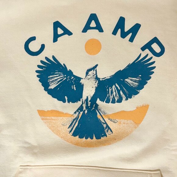 New Caamp Mockingbird Hoodie Sweatshirt, Size Small - Picture 3 of 4